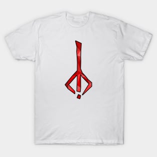 Bloodborne - Hunter Rune (Polygonal with black outline) T-Shirt